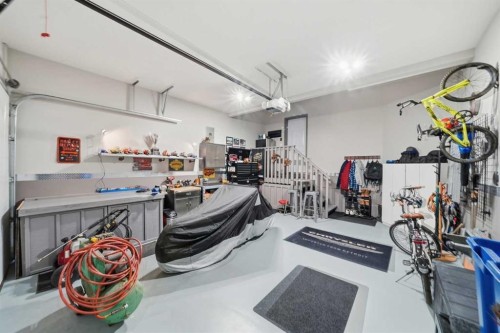141 Willow Park, Cochrane, AB - Indoor Photo Showing Garage
