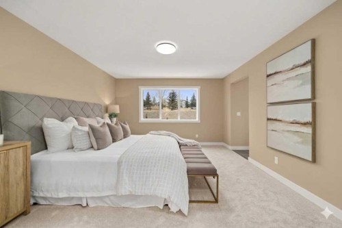 152 Crimson Ridge Place, Calgary, AB - Indoor Photo Showing Bedroom