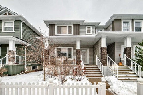 17 Redstone Common Ne, Calgary, AB - Outdoor With Deck Patio Veranda With Facade