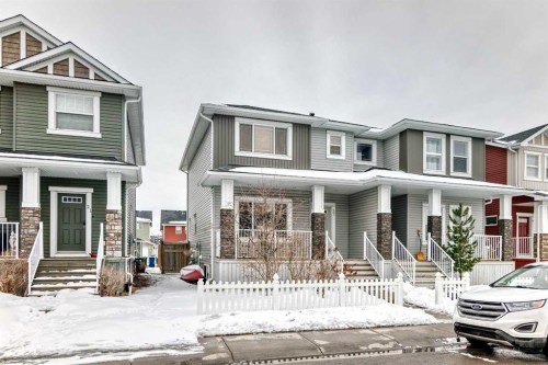 17 Redstone Common Ne, Calgary, AB - Outdoor With Deck Patio Veranda With Facade