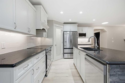 275 Chapalina Terrace Se, Calgary, AB - Indoor Photo Showing Kitchen With Double Sink With Upgraded Kitchen