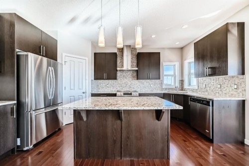20 Walden Green Se, Calgary, AB - Indoor Photo Showing Kitchen With Stainless Steel Kitchen With Upgraded Kitchen