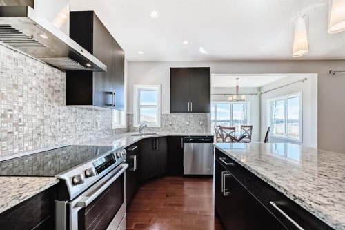 20 Walden Green Se, Calgary, AB - Indoor Photo Showing Kitchen With Stainless Steel Kitchen With Upgraded Kitchen