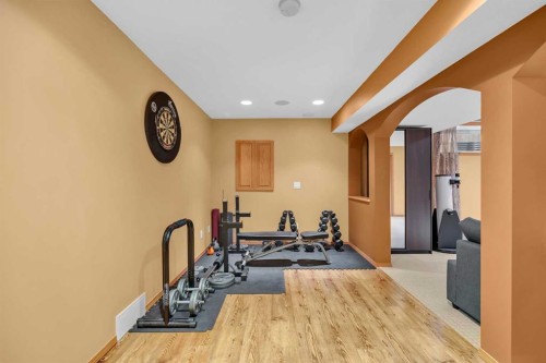192 Somerglen Common, Calgary, AB - Indoor Photo Showing Gym Room