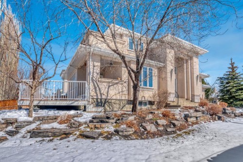 56 Evergreen Crescent Sw, Calgary, AB - Outdoor With Deck Patio Veranda