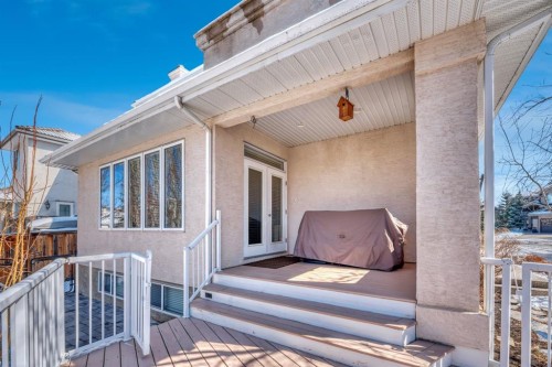 56 Evergreen Crescent Sw, Calgary, AB - Outdoor With Deck Patio Veranda With Exterior