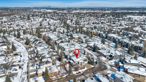 56 Evergreen Crescent Sw, Calgary, AB - Outdoor With View