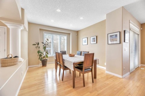 56 Evergreen Crescent Sw, Calgary, AB - Indoor Photo Showing Dining Room