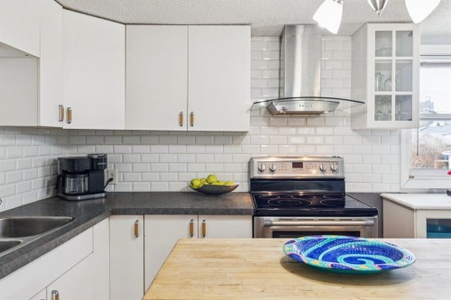 7417 24 Street Se, Calgary, AB - Indoor Photo Showing Kitchen