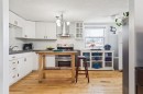 7417 24 Street Se, Calgary, AB  - Indoor Photo Showing Kitchen With Stainless Steel Kitchen With Upgraded Kitchen 
