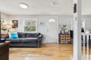 7417 24 Street Se, Calgary, AB  - Indoor Photo Showing Living Room 