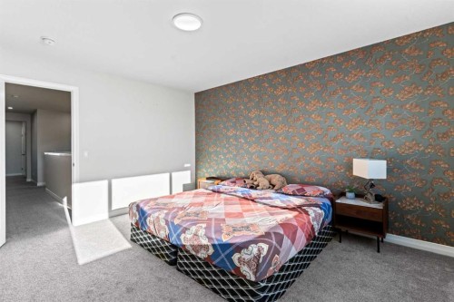 437 Corner Meadows Way Ne, Calgary, AB - Indoor Photo Showing Bedroom