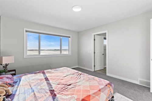 437 Corner Meadows Way Ne, Calgary, AB - Indoor Photo Showing Bedroom