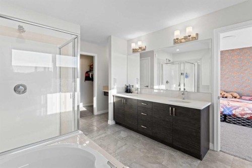 437 Corner Meadows Way Ne, Calgary, AB - Indoor Photo Showing Bathroom