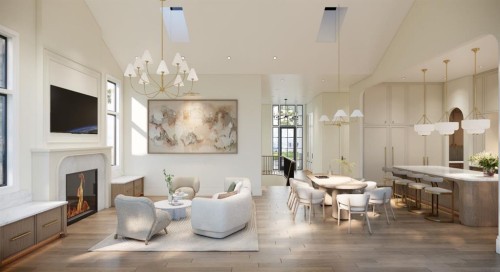 6603 Law Drive Sw, Calgary, AB - Indoor Photo Showing Dining Room