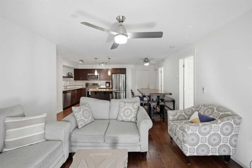 2102-279 Copperpond Common Se, Calgary, AB - Indoor Photo Showing Living Room