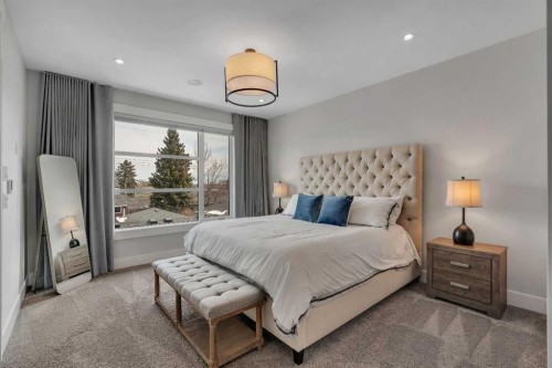 1148 Radnor Avenue Ne, Calgary, AB - Indoor Photo Showing Bedroom