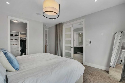 1148 Radnor Avenue Ne, Calgary, AB - Indoor Photo Showing Bedroom