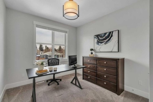 1148 Radnor Avenue Ne, Calgary, AB - Indoor Photo Showing Office