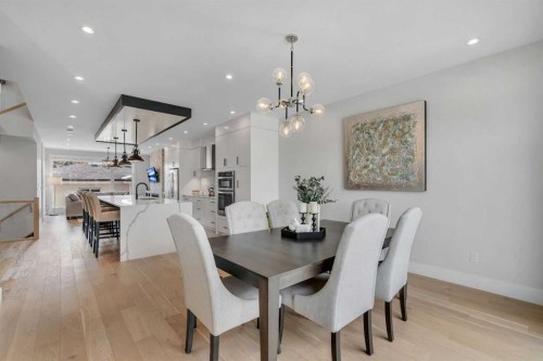 1148 Radnor Avenue Ne, Calgary, AB - Indoor Photo Showing Dining Room