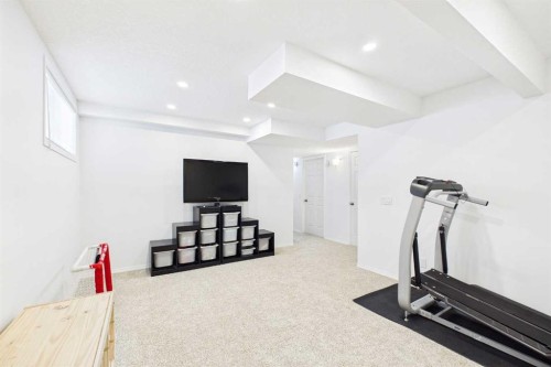 115 Citadel Mesa Close Nw, Calgary, AB - Indoor Photo Showing Gym Room
