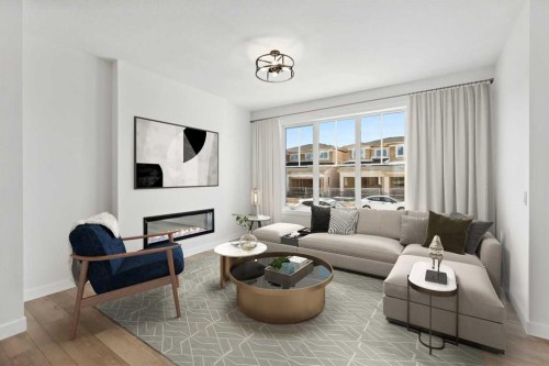 271 Waterford Heights, Chestermere, AB - Indoor Photo Showing Living Room