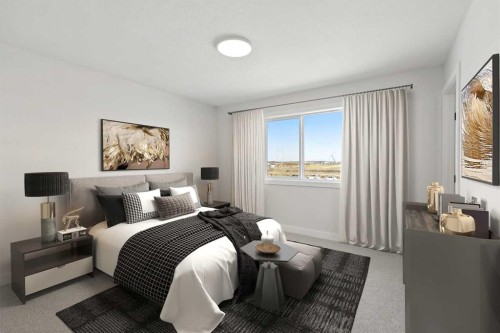 271 Waterford Heights, Chestermere, AB - Indoor Photo Showing Bedroom