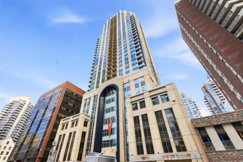 2802-930 6 Avenue Sw, Calgary, AB - Outdoor With Facade
