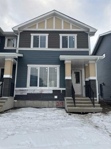 219 Waterford Heights, Chestermere, AB - Outdoor With Facade