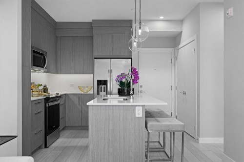 2116-63 Corner Glen Crescent Ne, Calgary, AB - Indoor Photo Showing Kitchen With Upgraded Kitchen