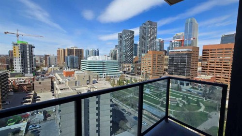 1409-303 13 Avenue Sw, Calgary, AB - Outdoor With Balcony With View