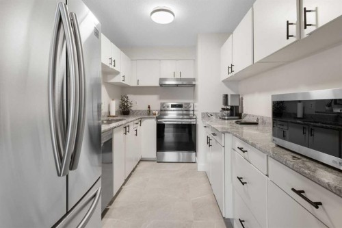 503-225 25 Avenue Sw, Calgary, AB - Indoor Photo Showing Kitchen With Stainless Steel Kitchen With Upgraded Kitchen