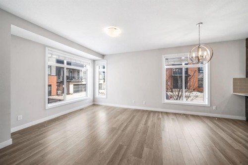 1005 Sage Meadows Gardens Nw, Calgary, AB - Indoor With Fireplace