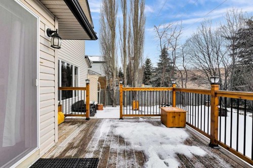 92 Bow Ridge Crescent, Cochrane, AB - Outdoor With Deck Patio Veranda