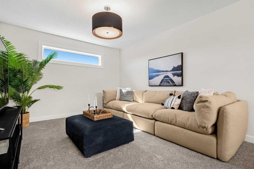 121 Quartz Crescent, Cochrane, AB - Indoor Photo Showing Living Room