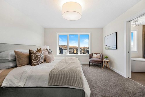 121 Quartz Crescent, Cochrane, AB - Indoor Photo Showing Bedroom