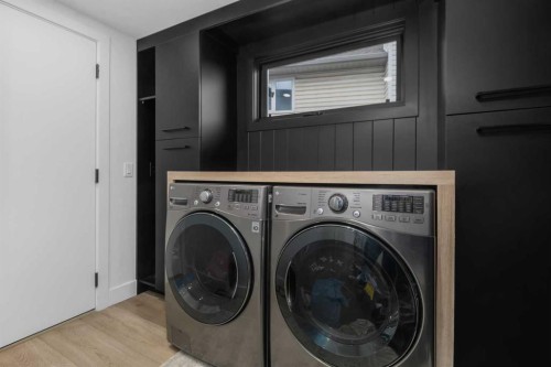 129 Sundown Place Se, Calgary, AB - Indoor Photo Showing Laundry Room