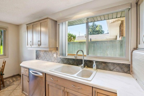 153 Mckinnon Crescent Ne, Calgary, AB - Indoor Photo Showing Kitchen With Double Sink