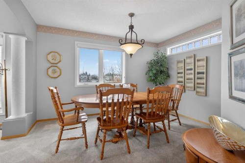 129 Bridlecreek Green Sw, Calgary, AB - Indoor Photo Showing Dining Room