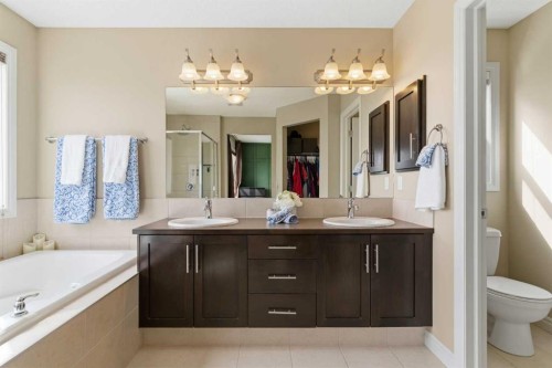 61 Sage Valley Manor Nw, Calgary, AB - Indoor Photo Showing Bathroom