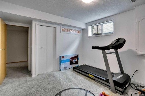356 Chaparral Drive Se, Calgary, AB - Indoor Photo Showing Gym Room