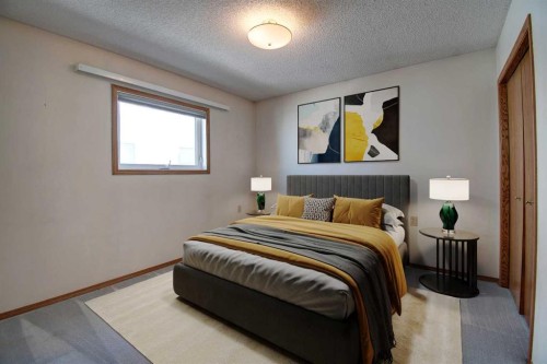273 Woodside Road Nw, Airdrie, AB - Indoor Photo Showing Bedroom