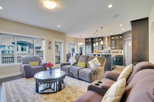 9 Saddlelake Grove Ne, Calgary, AB - Indoor Photo Showing Living Room