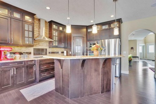 9 Saddlelake Grove Ne, Calgary, AB - Indoor Photo Showing Kitchen With Upgraded Kitchen