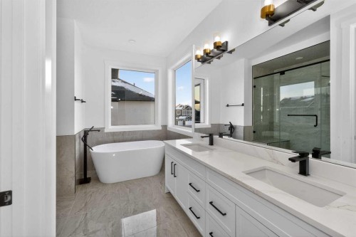 1049 Waterstone Green, Chestermere, AB - Indoor Photo Showing Bathroom