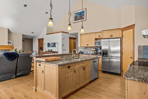 108 Casale Place, Canmore, AB - Indoor Photo Showing Kitchen With Stainless Steel Kitchen