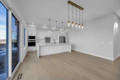 384 Watercrest Place, Chestermere, AB - Indoor Photo Showing Kitchen With Upgraded Kitchen