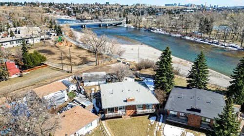 6348 Bowmont Crescent Nw, Calgary, AB - Outdoor With Body Of Water With View