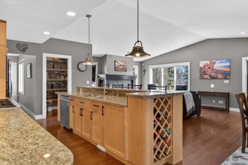 31 Rosetree Road Nw, Calgary, AB - Indoor Photo Showing Kitchen With Double Sink