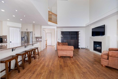 203 Cambridge Bay, Strathmore, AB - Indoor With Fireplace